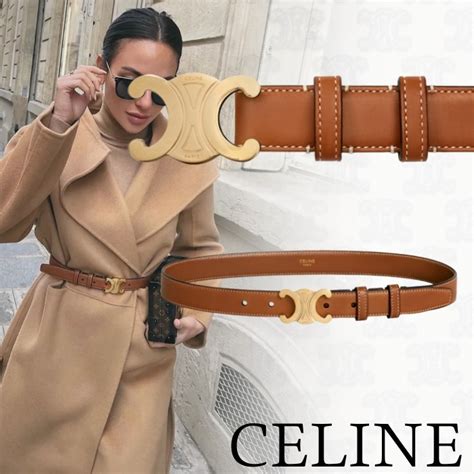 celine medium triomphe belt.